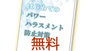 2022年4月施行パワハラ防止法に対応!はじめてのパワーハラスメント防止対策ガイドブックができました
